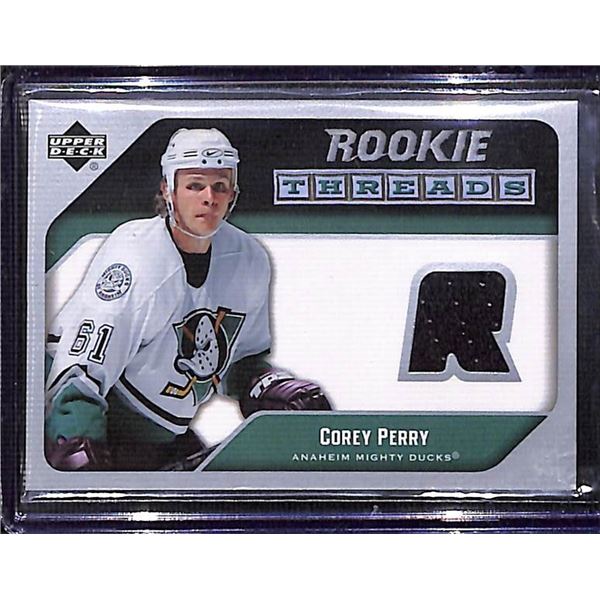 2005-06 Upper Deck - Rookie Threads Corey Perry #RT-CP