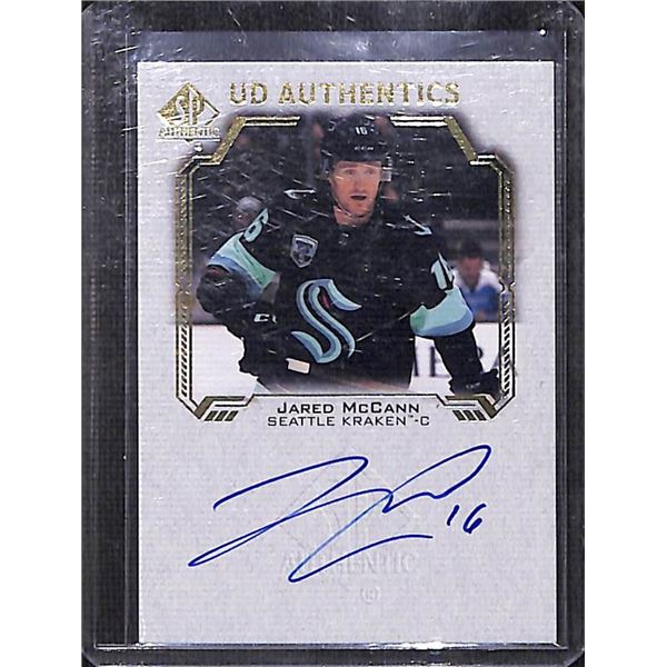 2021 22 Upper Deck SP UD Authentics Jared McCann Auto #UDA-JM