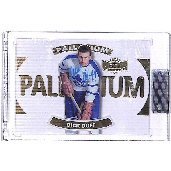2019-20 Upper Deck Clear Cut Dick Duff Auto Toronto Maple Leafs #T-DD BV $60