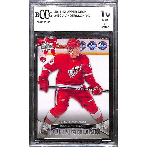 2011-12 Upper Deck YG Joakim Andersson #469 BCCG Graded 10 Mint