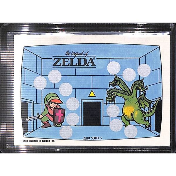 1989 Nintendo Scratch Off Card The Legend Of Zelda Screen 5 Card Not Scratched