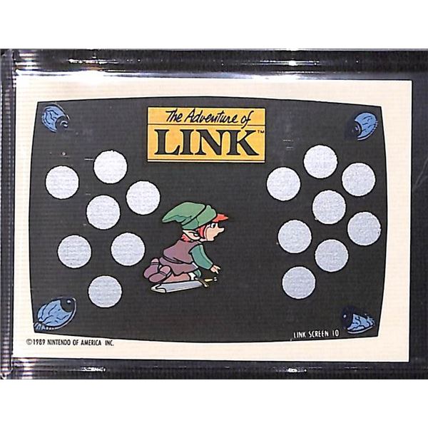 1989 Nintendo Scratch Off Card The Adventures Of Link Screen 10 Card Not Scratched