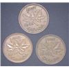 Image 1 : 3x Canadian Pennies 1949