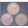 Image 2 : 3x Canadian Pennies 1949