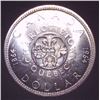 Image 1 : 1964 Canadian Silver $1 Dollar Coin