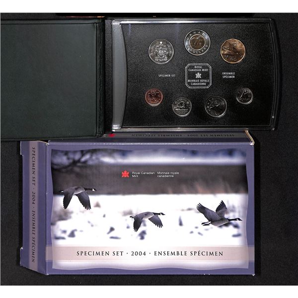 RCM 2004 Specimen Set: Canada Goose 7 Coin Set