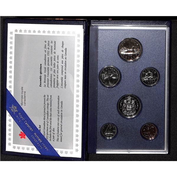 RCM 1993 Specimen Set - Loon 6 Coin Set