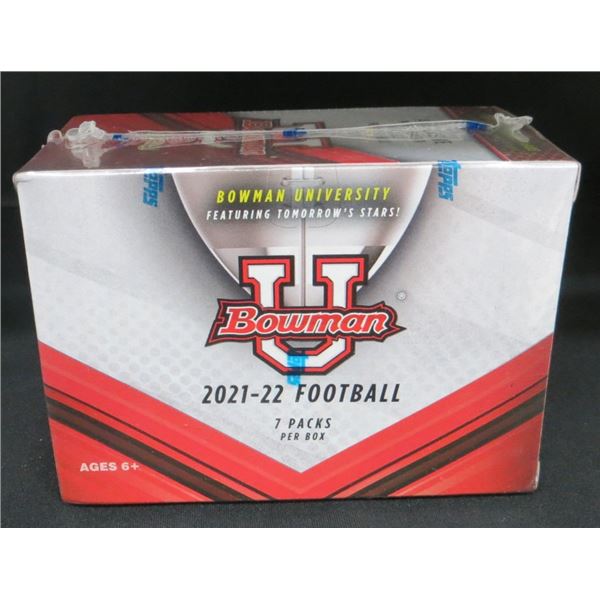 2021-22 Bowman University Football Blaster Box Factory Sealed