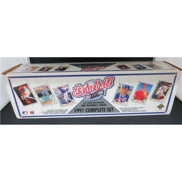 1991 Upper Deck Baseball Set 800 Cards