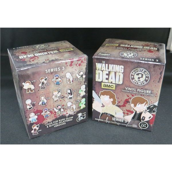 2 New The Walking Dead Mystery Mini Figures Sealed