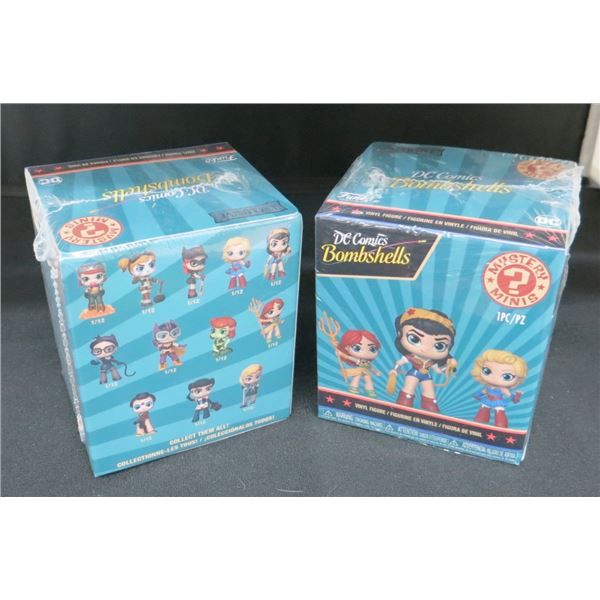 2 New DC Comics Bombshells Mystery Mini Figures Sealed