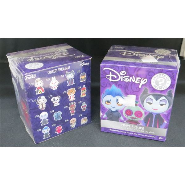2 New Disney Villains Mystery Mini Figures Sealed