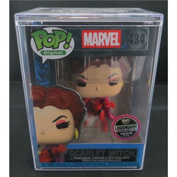 New Funko Pop NFT Marvel Scarlet Witch #434 With Hard Case BV $185