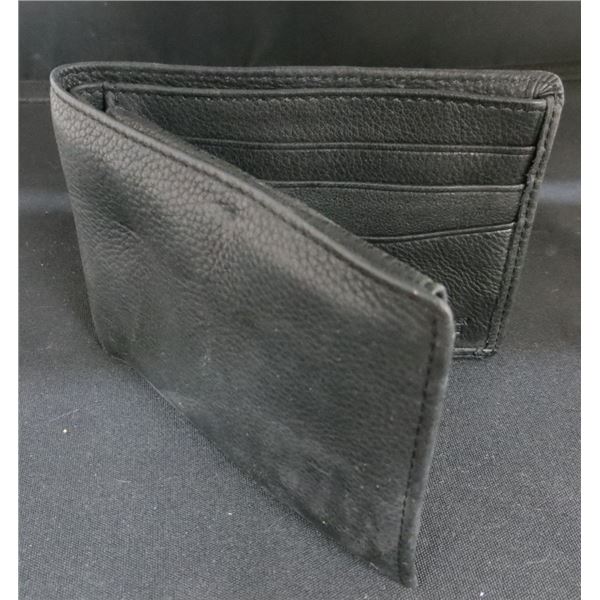 Like New Black Genuine Leather Wallet