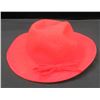 Image 1 : Vintage Felt Fedora Style Red Ladies Hat Made In Poland