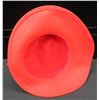 Image 2 : Vintage Felt Fedora Style Red Ladies Hat Made In Poland