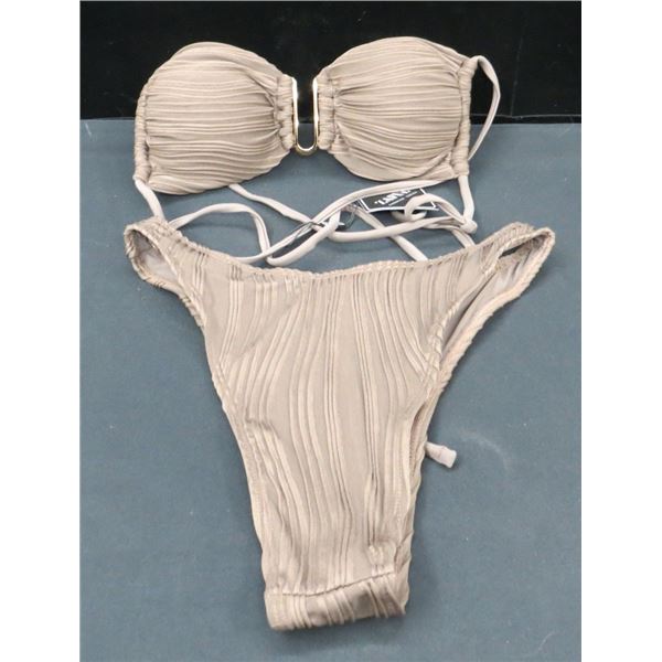 New Zaful Brown Ladies 2 Piece Bathing Suit
