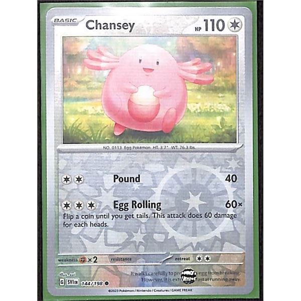 Pokemon Chansey - 144/198 - Reverse Holo Scarlet & Violet