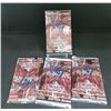 Image 1 : 4 Sealed Packs Of Yu-Gi-Oh Raging Tempest 9 Cards Per Pack