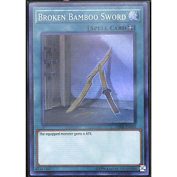 Yu-Gi-Oh Broken Bamboo Sword - OP08-EN009 - Super Rare - Unlimited OTS Tournament Pack 8