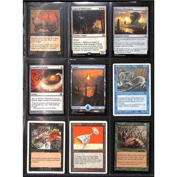 Lot Of 9 Various Magic The Gathering Cards Various Sets & Colors