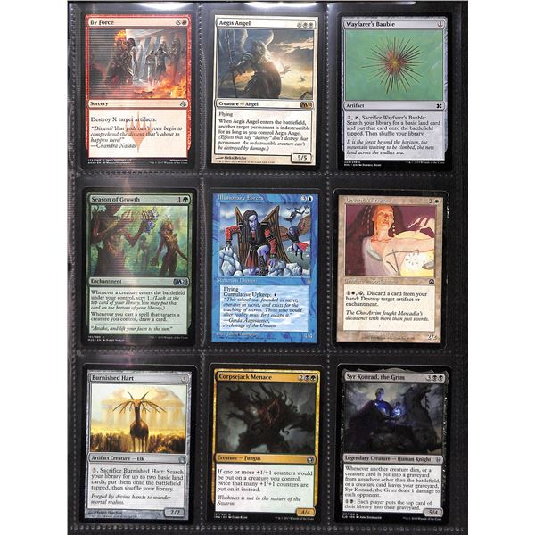 Lot Of 9 Various Magic The Gathering Cards Various Sets & Colors