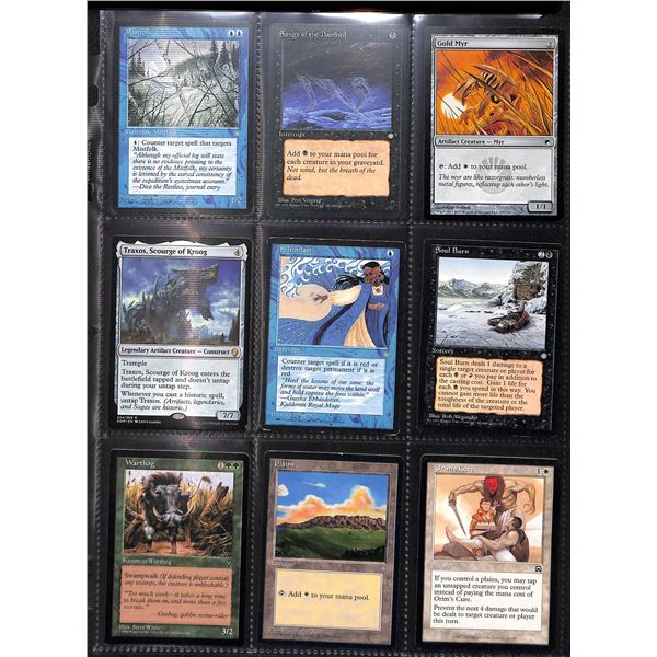 Lot Of 9 Various Magic The Gathering Cards Various Sets & Colors