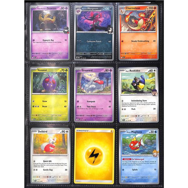 Lot Of 18 Various Pokemon Collector Cards