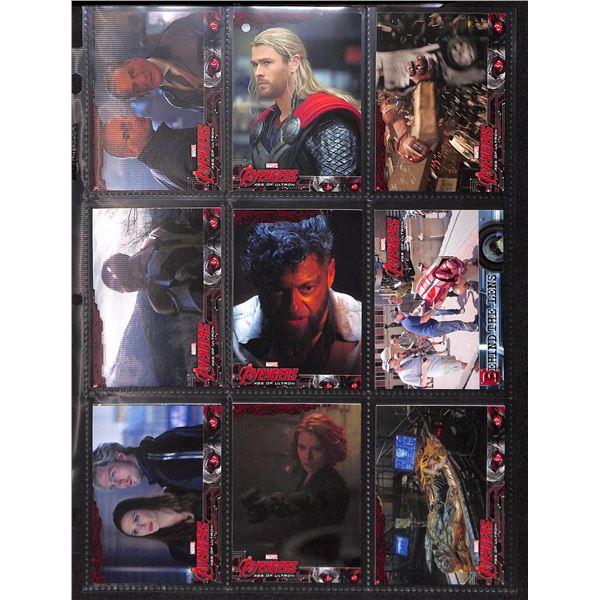 Lot Of 9 Various Marvel Collector Cards