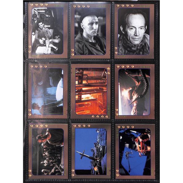 Lot Of 9 Various Alien 3 Collector Cards