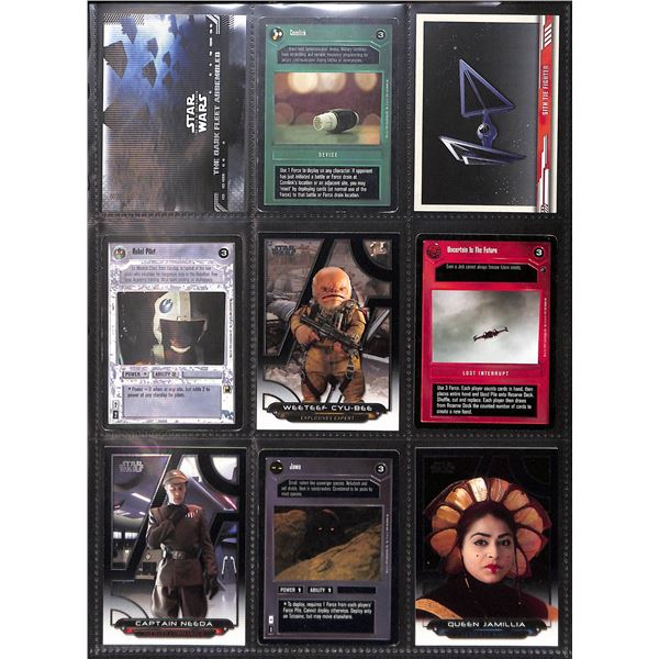 Lot of 9 Various Star Wars Collector Cards
