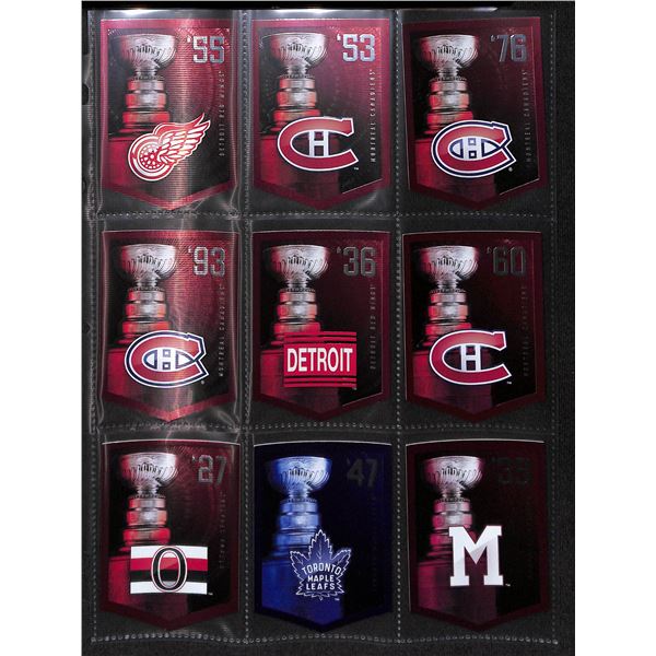 Lot Of 9 Panini Stanley Cup Banner Cards