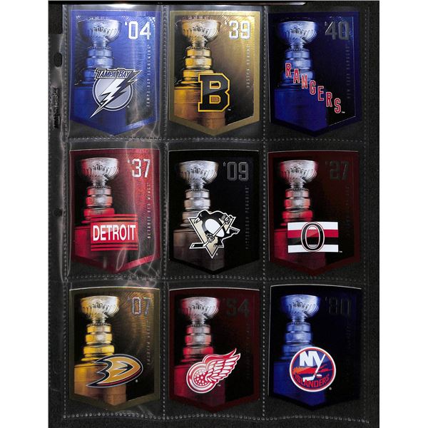 Lot Of 9 Panini Stanley Cup Banner Cards