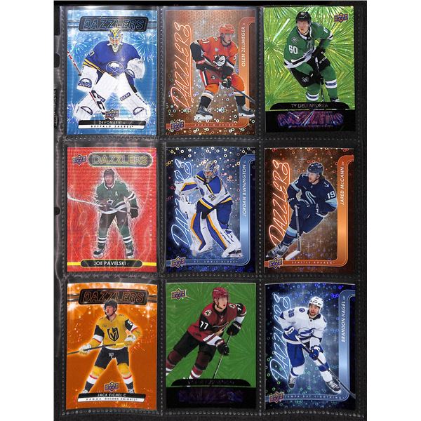Lot of 9 Various Dazzlers Various Colours Teams & Players