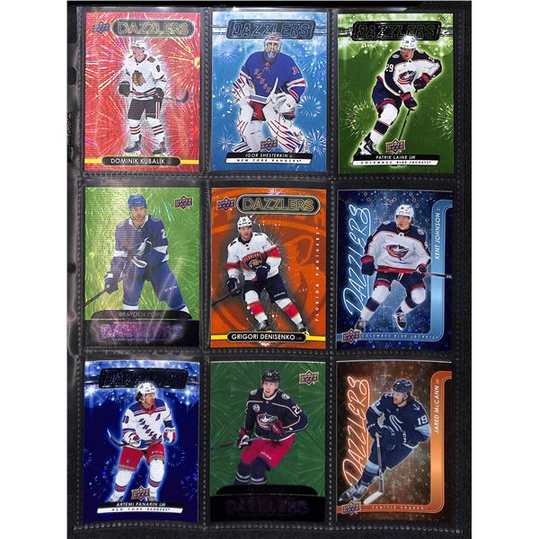 Lot of 9 Various Dazzlers Various Colours Teams & Players