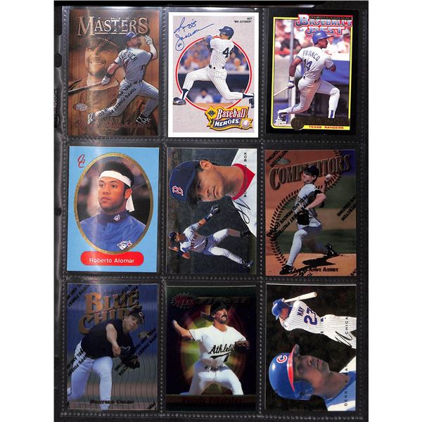 Lot of 9 Various Baseball Cards Various Teams & Players