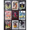 Image 1 : Lot of 9 Various Football Rookie & Insert Cards Various Teams & Players