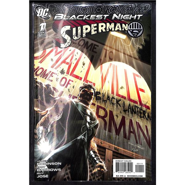 DC Blackest Night Superman #1