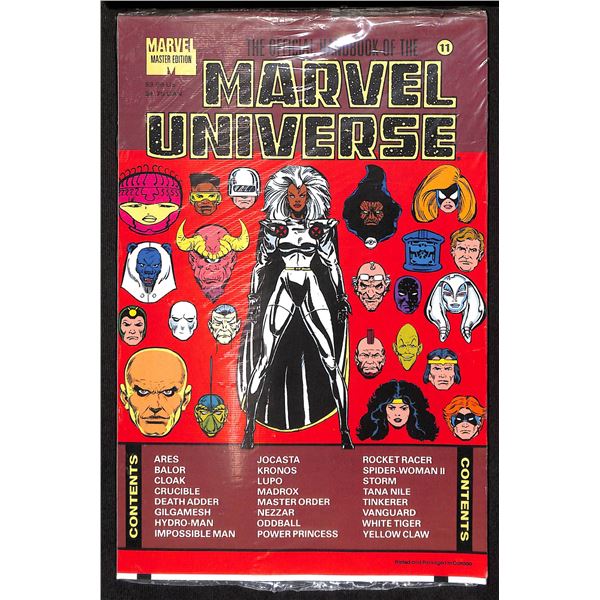 Official Handbook of the Marvel Universe Master Edition #11 NOS Original Package