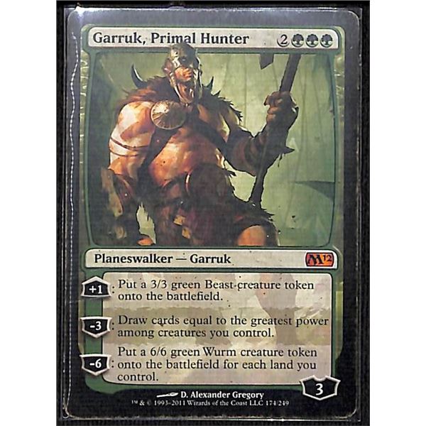 Magic the Gathering Garruk, Primal Hunter Magic 2012