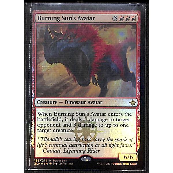 Magic the Gathering Burning Sun's Avatar FOIL Ixalan Promos