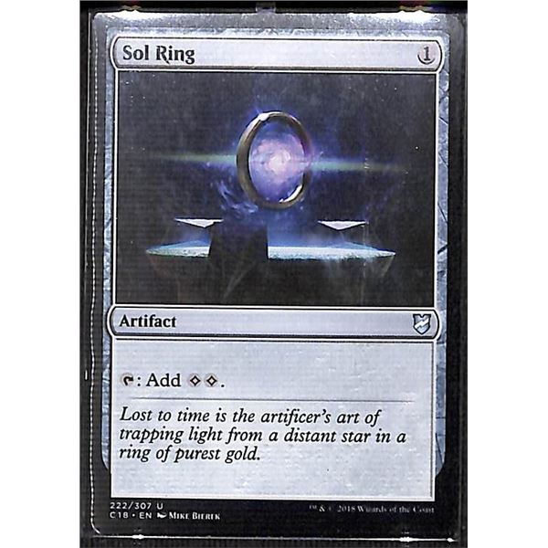 Magic the Gathering Sol Ring Commander 2018