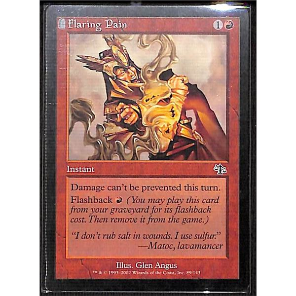 Magic the Gathering Flaring Pain Judgment