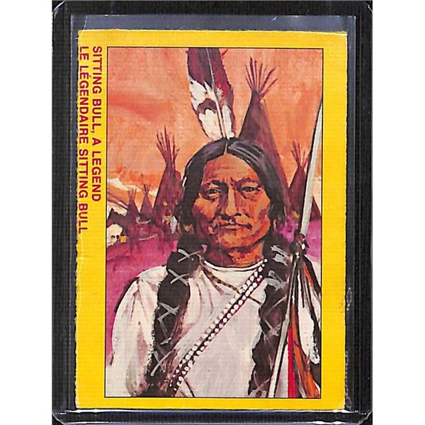 1973 O-Pee-Chee Royal Canadian Mounted Police Sitting Bull, A Legend #3