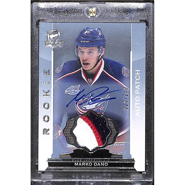 2014 Upper Deck The Cup 29/249 Marko Dano #147 RPA Rookie Patch Auto RC BV $50