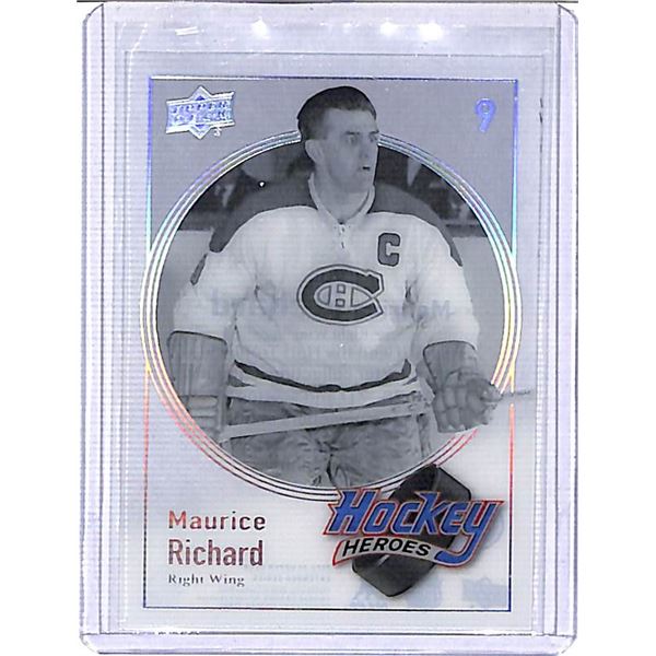 2023-24 Upper Deck Hockey Heroes Clear Cut Maurice Richard HH-29