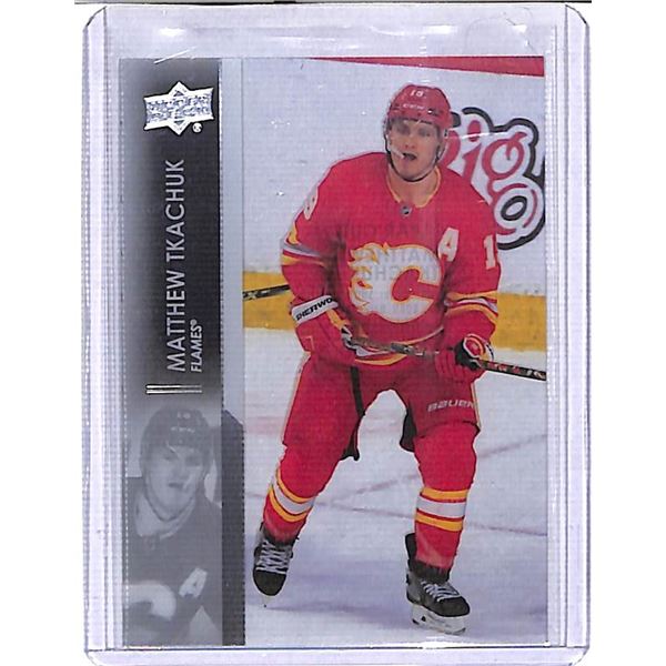 2021-22 Upper Deck Series 1 Clear Cut Matthew Tkachuk #31