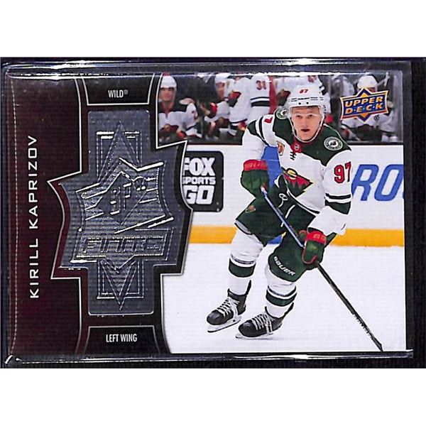 2020-21 Upper Deck SPx Finite Radiance #SF41 Kirill Kaprizov RC 824/2999