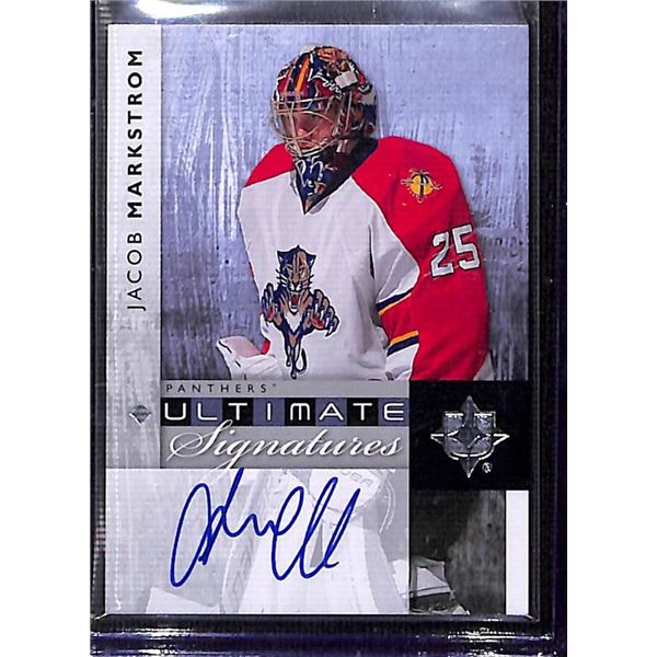 2011-12 Utimate Signatures Jacob Markstrom Auto #US-JM
