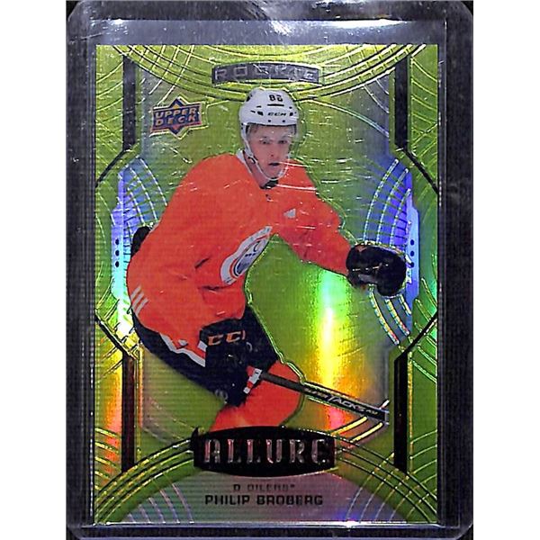 2020-21  Upper Deck Allure Sp Green Quartz 9/99 Philip Broberg #138 Rookie
